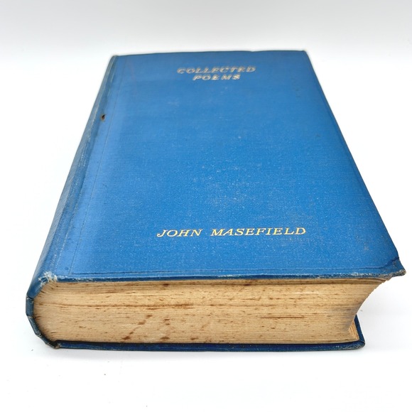 Other - Collected Poems John Masefield Heinemann‎ Vintage Blue Hardcover Poetry Book